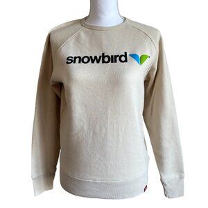 Snowbird Women's XS Traditional Logo French Terry Crewneck